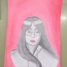 DA - Retrato actividad final. Een project van Traditionele illustratie van Mireia Ortigosa - 18.01.2023