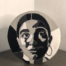 Mi proyecto del curso: Bordado con punch needle: pasa de la imagen al retrato. Bordado, Punch needle, e Design têxtil projeto de vangelyab - 18.01.2023