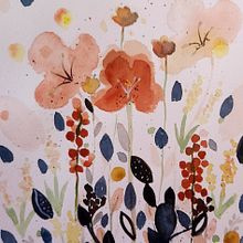 My project for course: Artistic Floral Watercolor: Connect with Nature. Traditional illustration, Painting, Watercolor Painting, and Botanical Illustration project by Belle - 01.13.2023