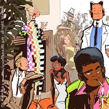In the parlor - editorial & fashion illustration. Traditional illustration, Editorial Illustration, and Fashion Illustration	 project by Cristiana De Zanche - 01.19.2023