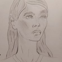Mon projet du cours : Carnet de portraits : explorez le visage humain. Un progetto di Bozzetti, Disegno, Disegno di ritratti, Disegno artistico e Sketchbook di chrystel Va - 23.01.2023