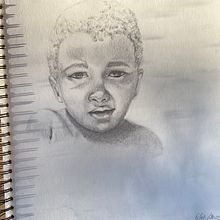 Mon projet du cours : Carnet de croquis et portraits au crayon graphite. Fine Arts, Sketching, Drawing, Portrait Drawing, and Sketchbook project by marie makiko - 01.06.2023
