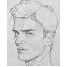 Meu projeto do curso: Caderno de retratos: explore o rosto humano. Projekt z dziedziny Sketching,  R, sunek, Portret,  R, sunek art, st, czn i Sketchbook użytkownika Shirley Oliva - 12.01.2023