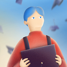 Google Cloud - Ischool Connect. Animation, 2D Animation, Traditional illustration, Motion Graphics, Advertising, and Art Direction project by Daniel Kano - 06.05.2022