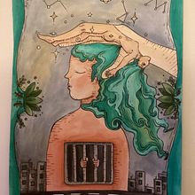 My project for course: Artistic Illustration: Draw from Your Imagination. Traditional illustration, Painting, Creativit, Pencil Drawing, and Drawing project by Konstantina Maltezou - 01.12.2023