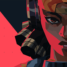 Riot Valorant Promo. Motion Graphics, 2D Animation, 3D Animation, Animation, Art Direction, and Graphic Design project by Daniel Kano - 01.19.2023
