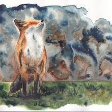 Snowjoy. Traditional illustration, Watercolor Painting, Realistic Drawing, and Naturalistic Illustration project by K-mille Agregator - 01.26.2023