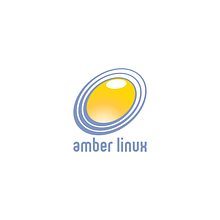 Amber Linux Logo. Projekt z dziedziny Projektowanie logot, pów, Br, ing i ident i fikacja wizualna użytkownika Janis Locmels - 24.02.2004
