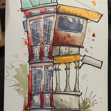 Expressive Architecture with Markers. Traditional illustration, Architectural Illustration, and Sketching project by Tim Fife - 01.19.2023