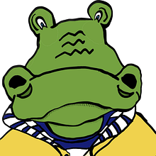 The Crocodile in the Yellow Raincoat. Ilustração tradicional projeto de Leslie Rennolds - 19.01.2023