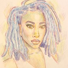 My project #2 for course: Vibrant Portrait Drawing with Colored Pencils . % Brianna Kilgore tarafından hazırlanan Geleneksel illüstras, Ve on projesi - 01.17.2023
