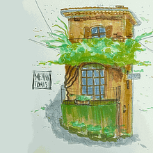 My project for course: Expressive Architectural Sketching with Colored Markers. Un proyecto de Bocetado, Dibujo, Ilustración arquitectónica, Sketchbook e Ilustración con tinta de Mary Ann Tomas - 20.01.2023