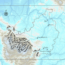 Cluj County, România fantasy map. 3D Animation, 3D Modeling, Web Development, Web Design, Animation, and Digital Drawing project by Alexa Cristina - 01.20.2023