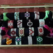 Mi proyecto del curso: Diseño de accesorios con cuentas: teje patrones elegantes. Un proyecto de Diseño de complementos, Artesanía, Diseño de jo, as, Tejido y Música de Susana Zalduendo Ruiz - 17.01.2023