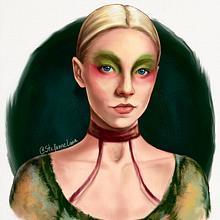 Meu projeto do curso: Técnicas digitais de retrato ilustrado. Un progetto di Illustrazione tradizionale, Illustrazione digitale e Pittura digitale di Stefanne Souza Laia - 20.01.2023