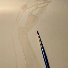 Mi proyecto del curso: Ilustración expresiva de manos en acuarela. Un progetto di Pittura, Pittura ad acquerello e Disegno anatomico di Alejandra Isabel Delgado Carvajal - 20.01.2023