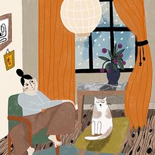 Mon projet du cours : Histoires illustrées avec Procreate : textures et pinceaux. Projekt z dziedziny Trad, c, jna ilustracja, Ilustracja c, frowa, R, sunek c, frow, Sketchbook i Narracja użytkownika Charlotte Courdé - 20.01.2023