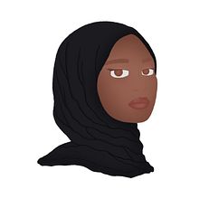 Woman in hijab . Un proyecto de Ilustración digital de mariarciszewska - 21.01.2023