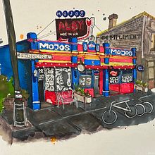 My project for course: Expressive Architectural Sketching with Colored Markers. Un proyecto de Bocetado, Dibujo, Ilustración arquitectónica, Sketchbook e Ilustración con tinta de Jacqui Smith - 20.01.2023