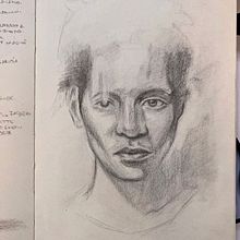 Mi proyecto del curso: Retratos realistas a lápiz: luz, sombra y proporción. Traditional illustration, Fine Arts, Sketching, Pencil Drawing, Drawing, Portrait Drawing, Realistic Drawing, Artistic Drawing, and Figure Drawing project by Adrián Carvajal - 01.20.2023