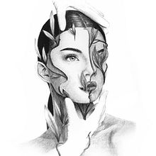 Mi proyecto del curso: Retrato realista con bolígrafo. Ilustração tradicional, Desenho, Desenho de retrato, Desenho realista, e Desenho artístico projeto de Sebastian Valencia - 01.02.2022