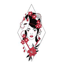 My project for course: Custom Tattoo Design with Procreate Ein Projekt aus dem Bereich Traditionelle Illustration, Grafikdesign, Zeichnung, Digitale Illustration, Tattoodesign und Digitale Zeichnung von Carrie Apps - 31.12.2022