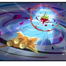 Lost in Space . Concept Art, and Digital Painting project by Daniela La Rotta Jiménez - 01.13.2023