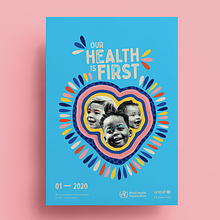 WHO/Unicef campaigns. Advertising project by Sebastian Pelaez Osorio - 01.15.2020