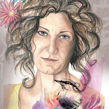 Il mio progetto del corso: Ritratto illustrato ad acquerello. Projekt z dziedziny Trad, c, jna ilustracja,  Sztuki piękne,  Malarstwo,  R, sunek, Malowanie akwarelą, Portret,  R, sunek art, st i czn użytkownika supersilvia74 - 21.01.2023