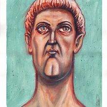 My project for course: Stylized Portrait Painting with Gouache. Un progetto di Illustrazione tradizionale, Pittura e Pittura gouache di Davide Santarsiere - 21.01.2023
