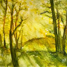 My project for course: Dreamy Watercolor Landscapes: Paint with Light Ein Projekt aus dem Bereich Malerei und Aquarellmalerei von Jill Palumbo - 21.01.2023