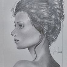 Meu projeto do curso: Técnicas de desenho a lápis para retrato em planos. Een project van  Beeldende kunst,  Schetsen,  Tekening,  Portrettekening, Realistische tekening y  Artistieke tekening van duartehq - 22.01.2023