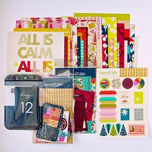 Layered Life Scrapbook Kit December 2022. Un projet de Conception de produits, Design graphique, Illustration traditionnelle, Création de motifs , et Retail design de Christine Middlecamp - 01.12.2022