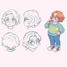 Fanzineras! Diseño de personajes. Un proyecto de Diseño, Ilustración tradicional, Dirección de arte, Diseño de personajes, Educación e Ilustración infantil de Rita Muñoz - 22.01.2023