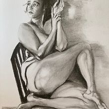 My project for course: Fundamentals of Figure Drawing with Charcoal . % Louise Young tarafından hazırlanan Güzel sanatlar, Çizim, Gerçekçi Çizim, Ve Şekil Çizimi projesi - 01.22.2023