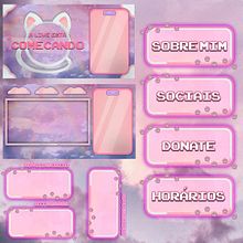 Meu projeto do curso: Design de pacote de stream para Twitch: suba o nível do seu canal! :D. UX / UI, Video, Social Media, Content Marketing, YouTube Marketing, Design, Advertising, Graphic Design, and Social Media Design project by Gabriel de Jesus Rodrigues - 01.20.2023