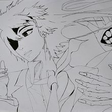 Meu Projeto do Curso: Himeno - Chainsaw Man Ein Projekt aus dem Bereich Traditionelle Illustration, Zeichnung und Manga von Lucas - 23.01.2023