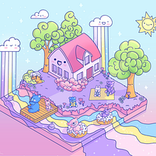 My project for course: Designing Kawaii Worlds: Spread Joy Through Illustration. Character Design, Digital Illustration, and Manga project by Jessica Rodgers - 01.23.2023