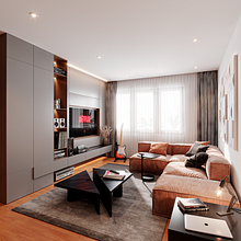 Reforma de piso en Madrid. ArchVIZ, Interior Design, 3D, and 3D Modeling project by Roberto Gama - 01.23.2023
