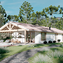 Vivienda unifamiliar. ArchVIZ, 3D, 3D Modeling, and Architecture project by Roberto Gama - 01.23.2023