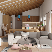 Vivienda unifamiliar. ArchVIZ, Interior Design, 3D, Architecture & Interior Architecture project by Roberto Gama - 01.23.2023