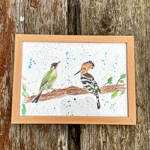 Il mio progetto del corso: Acquerello artistico per illustrazione di animali: gli uccelli. Traditional illustration, Watercolor Painting, Realistic Drawing, and Naturalistic Illustration project by Diana Dirindiana - 01.22.2023