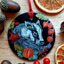 Autumn Badger Keepsake Ein Projekt aus dem Bereich Traditionelle Illustration von lisa stubbings - 21.01.2023