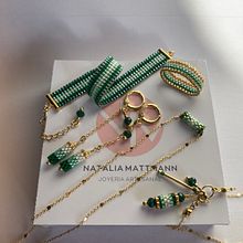 Mi proyecto del curso: Diseño de accesorios con cuentas: teje patrones elegantes Ein Projekt aus dem Bereich Erweiterungsentwicklung, H, werk, Schmuckdesign und Weben von natalia_mattmann - 23.01.2023