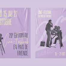 Movie Festival | 20ᵉ Édition du Ciné-Festival. Direção de arte, Br e ing e Identidade projeto de Marine Dassac - 24.01.2023