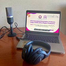 English <> French Interpretation for the 17th International Association of Women Judges (IAWJ) Africa Region Conference. Events project by Claudia Stendardo - 01.24.2023