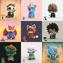SuperToys. 3D, Animation, Game Design, To, Design, Street Art, 3D Animation, Concept Art, 3D Character Design, 3D Design, Art To, and s project by Sander 3D - 03.21.2022