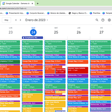 Mi agenda de 2 semanas. Creative Consulting, Design Management, Marketing, Management, and Productivit project by Adrián Abril Zamora - 01.21.2023