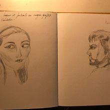 Mon projet du cours : Carnet de croquis et portraits au crayon graphite. Artes plásticas, Esboçado, Desenho, Desenho de retrato, e Sketchbook projeto de nive57 - 24.01.2023