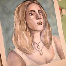 Il mio progetto del corso: Ritratto artistico ad acquerello. Fine Arts, Painting, Watercolor Painting, and Portrait Drawing project by Antonio Maiorelli - 01.24.2023
